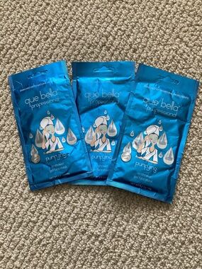 Que Bella Purifying In-Shower Gel Face Masks Three (3) Pack